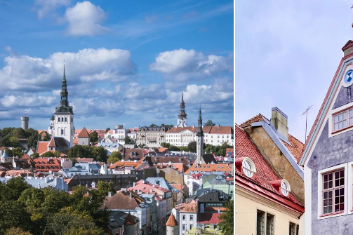 kuvituskuvaa Tallinnan yleisilmeestä
