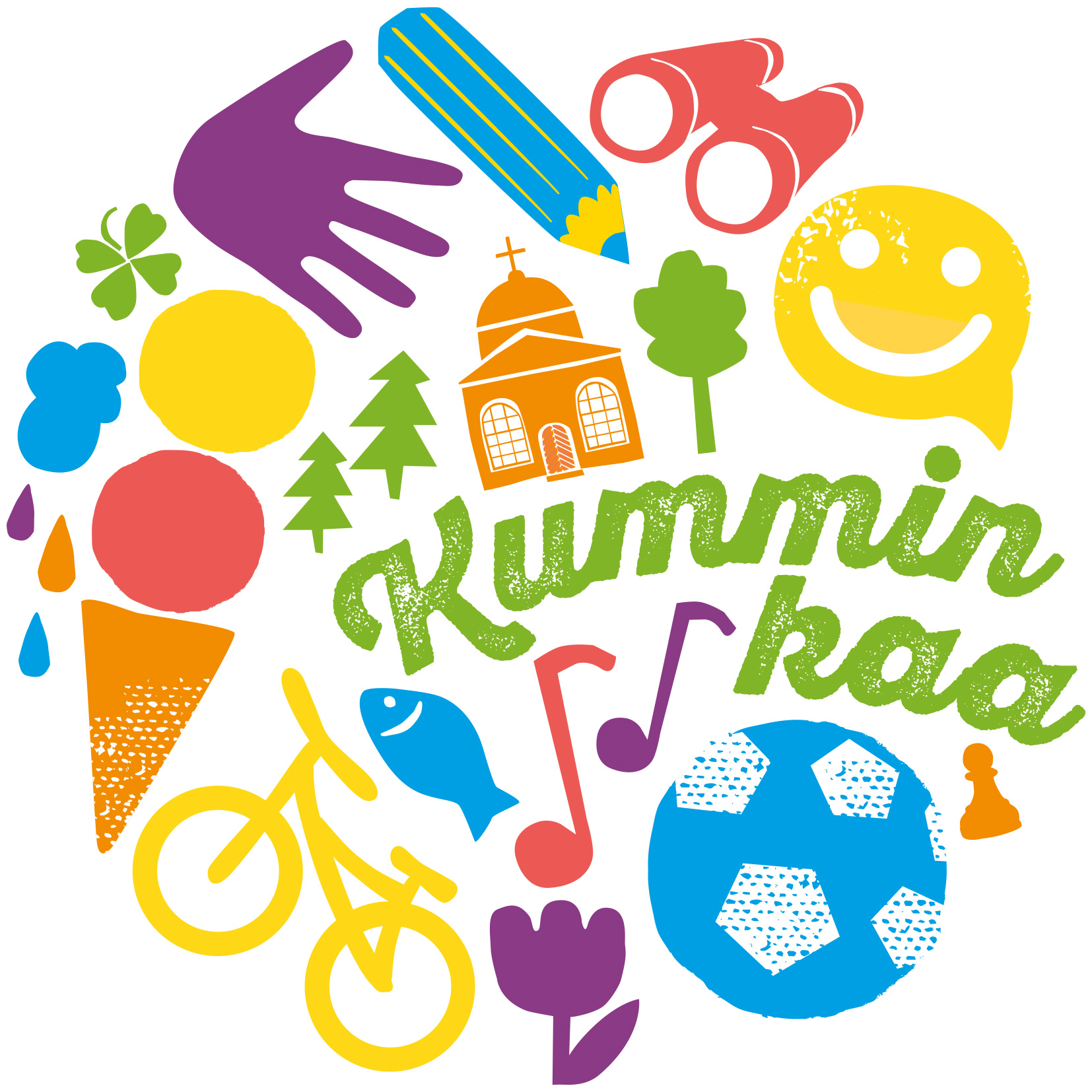Kummipäivän Instagram -live Kummipäivän monivärinen tunnuskuva.