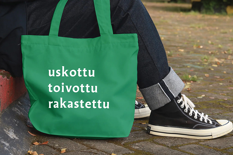 kuvituskuvassa seurakuntavaalien slogan