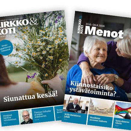 Kirkko ja koti -lehden kannet
